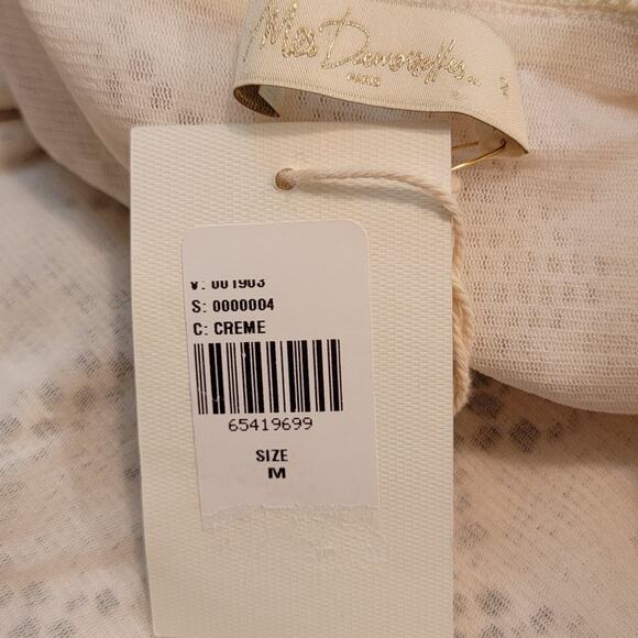 NWT Mes Demoiselles Fanti Lace Bodysuit Cream, Sz 2 US M - Picture 8 of 10